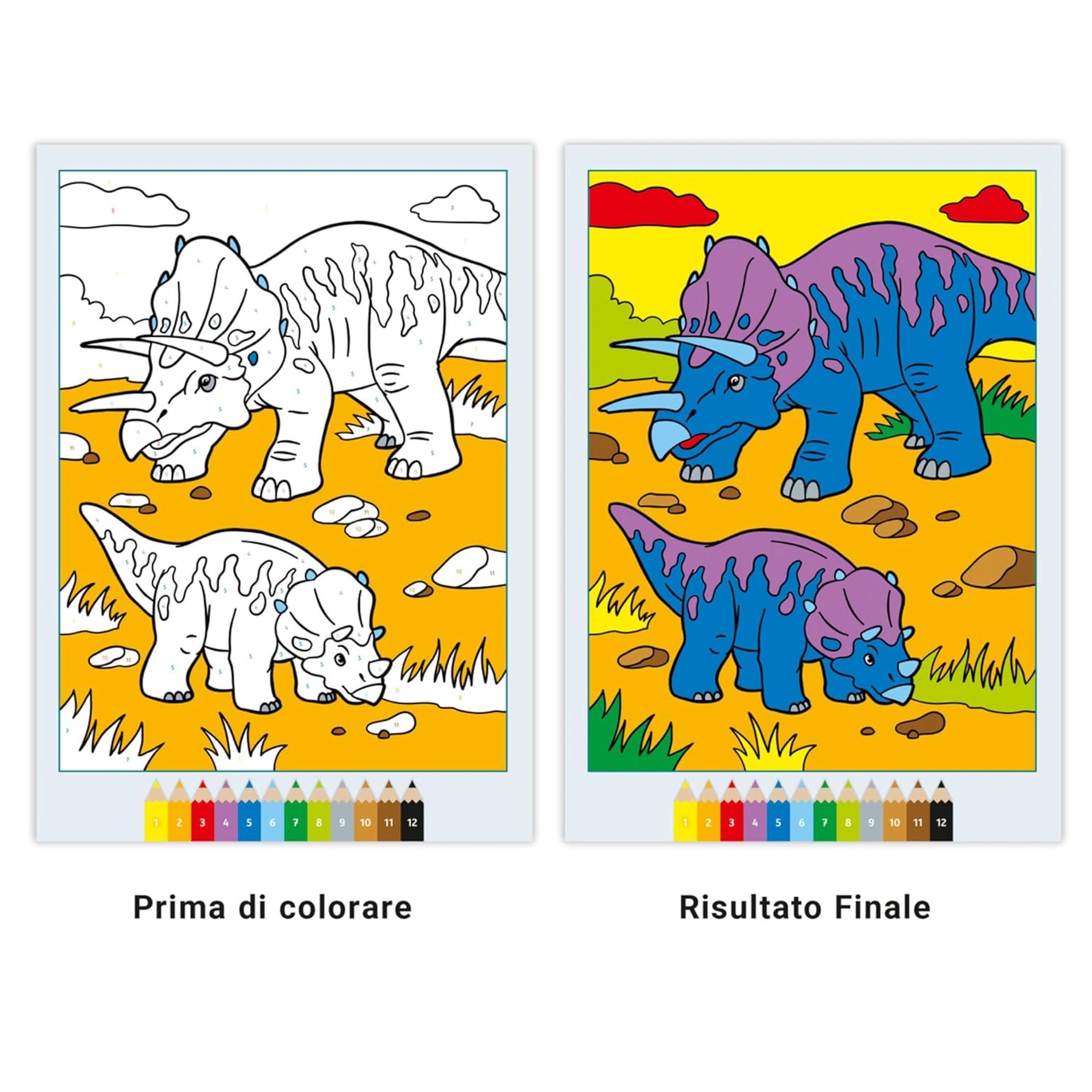 Ravensburger - CreArt - Libro de Colorear Creativo - Dinosaurios Espeluznantes - Artes y Manualidades