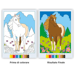 Ravensburger - CreArt - Libro de Colorear Creativo - Caballos Dulces - Artes y Manualidades