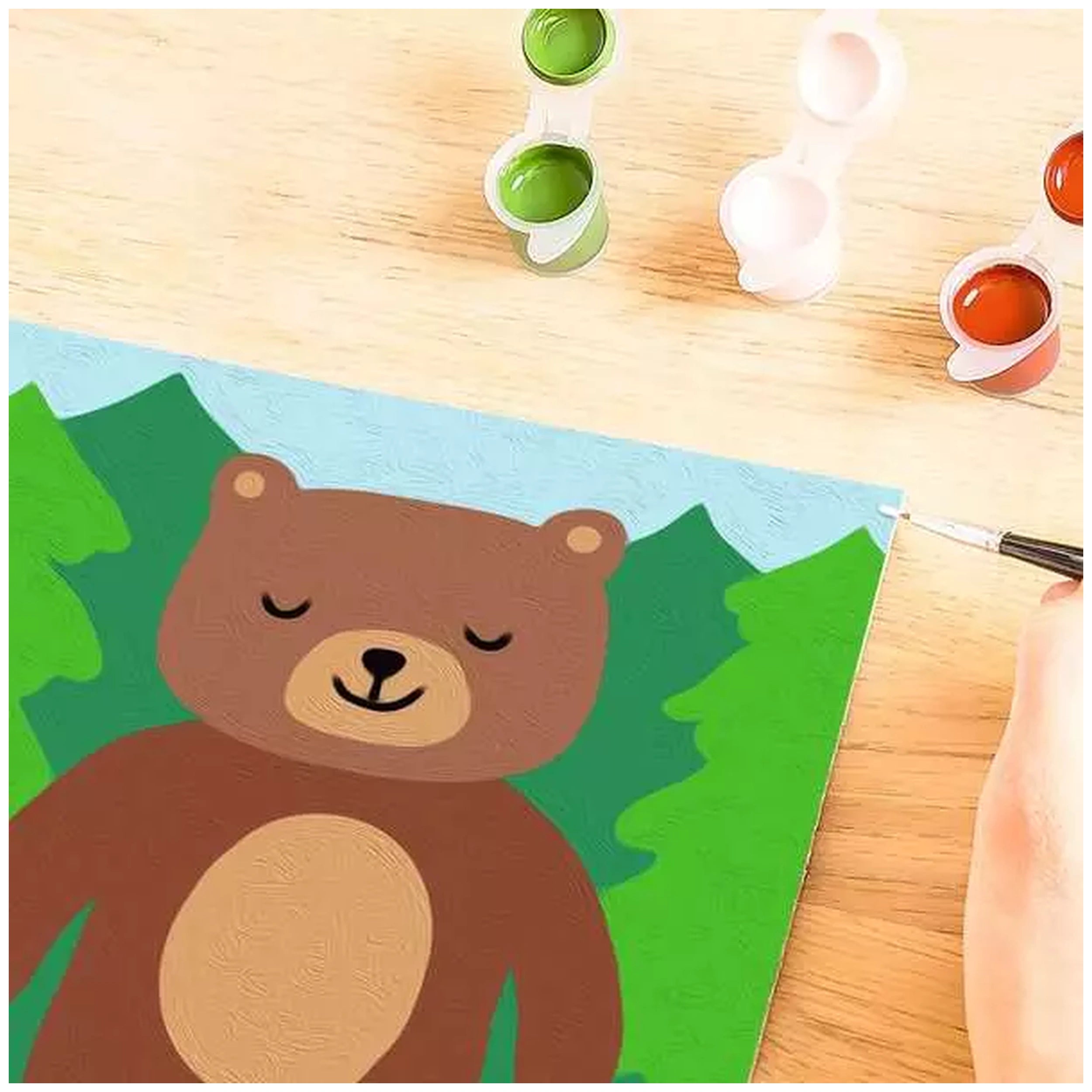 Ravensburger - CreArt Animales Salvajes Oso - Artes y Manualidades