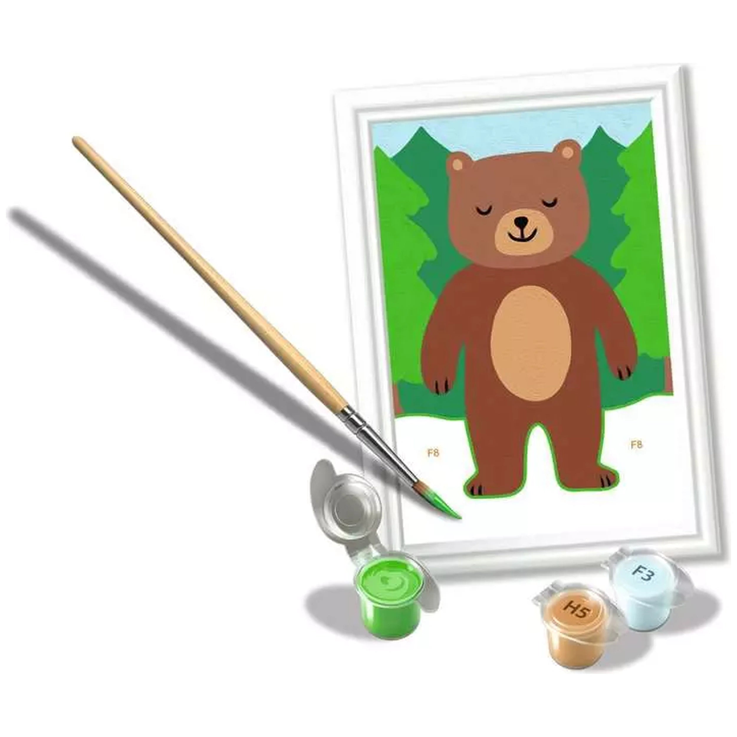 Ravensburger - CreArt Animales Salvajes Oso - Artes y Manualidades