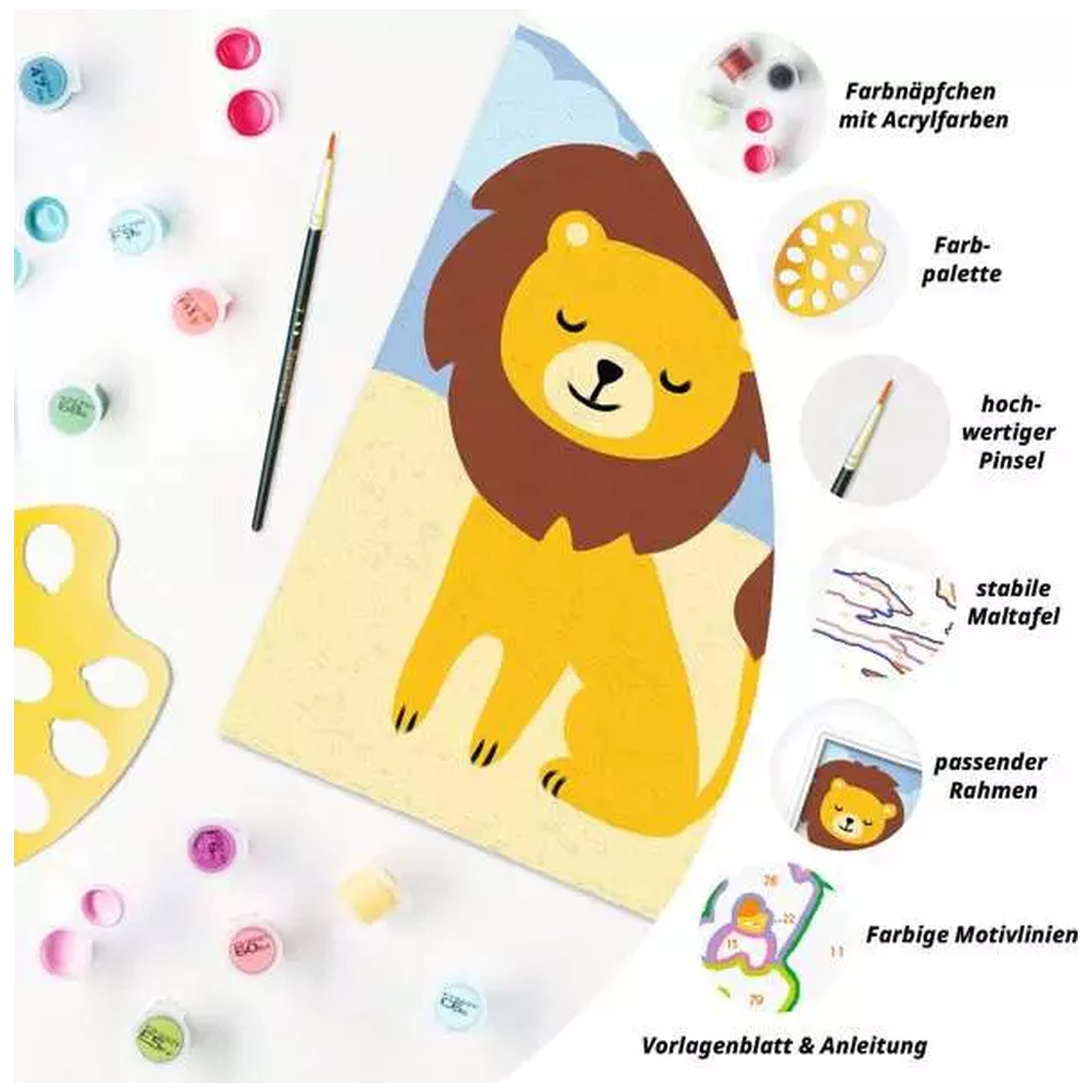 Ravensburger - CreArt Animales Salvajes León - Manualidades
