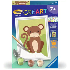 Ravensburger - CreArt Animales Salvajes Mono - Artes y Manualidades