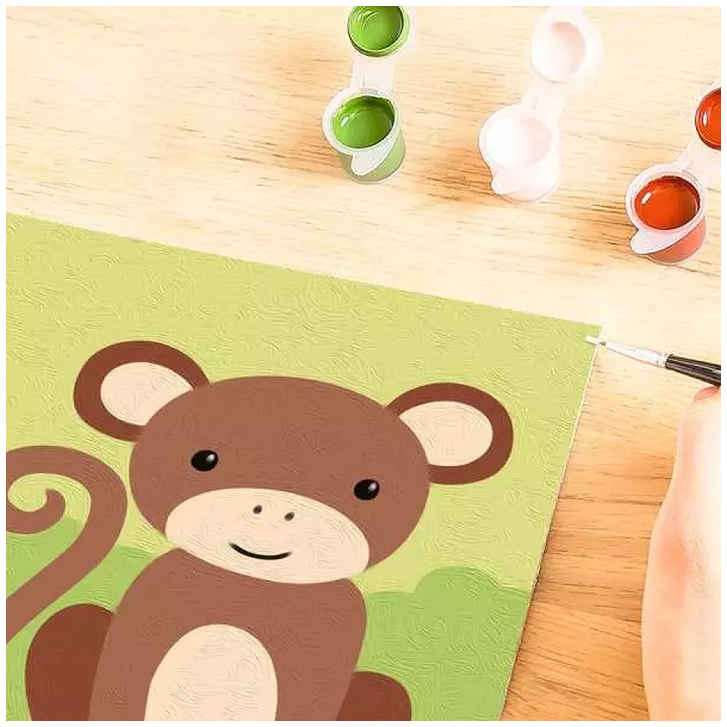 Ravensburger - CreArt Animales Salvajes Mono - Artes y Manualidades
