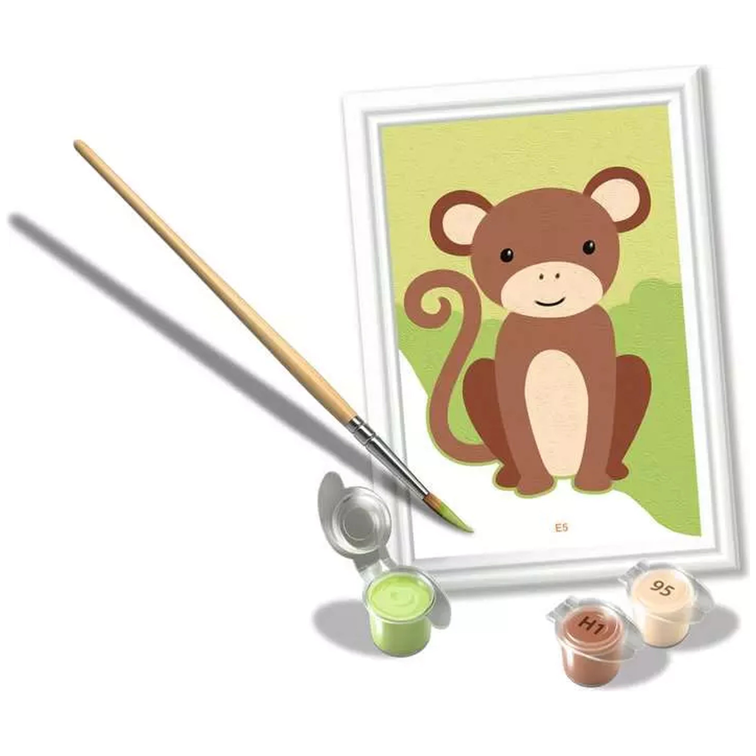 Ravensburger - CreArt Animales Salvajes Mono - Artes y Manualidades