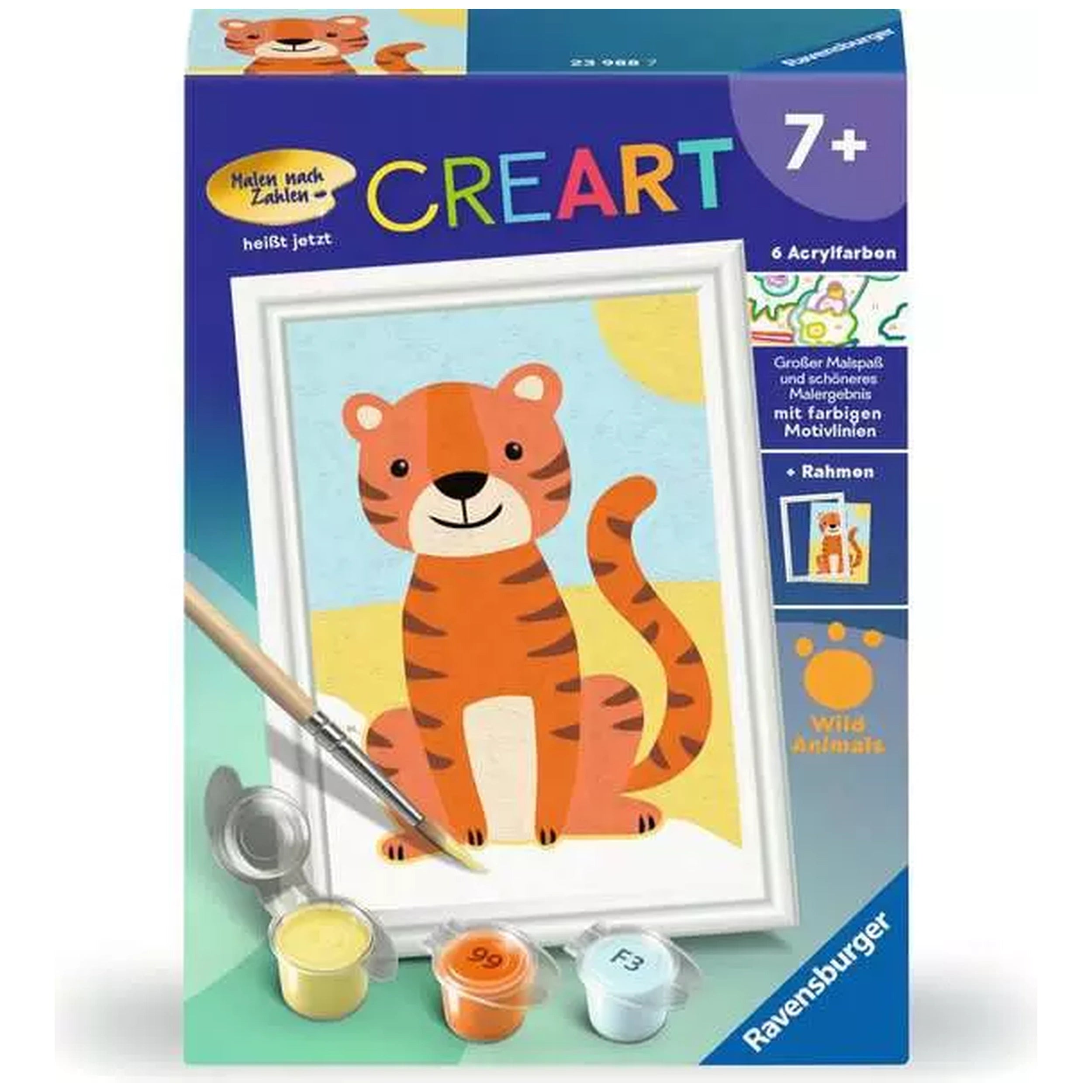 Ravensburger - CreArt Animales Salvajes Tigre - Manualidades