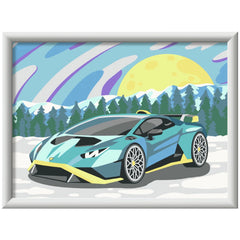 Ravensburger - Creart Blue Lamborghini - Pintura por Números - Artes y Manualidades