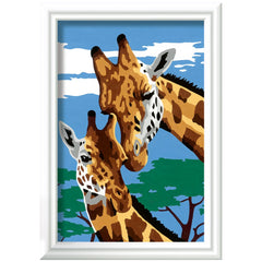 Ravensburger - Creart Lindas Jirafas - Pintura por Números - Artes y Manualidades