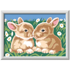 Ravensburger - Creart Conejitos Esponjosos - Pintura por Números - Artes y Manualidades