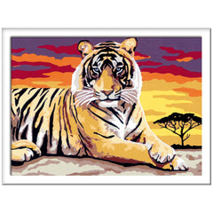 Ravensburger - Creart Tigre Majestuoso - Pintura por Números - Artes y Manualidades