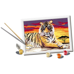 Ravensburger - Creart Tigre Majestuoso - Pintura por Números - Artes y Manualidades