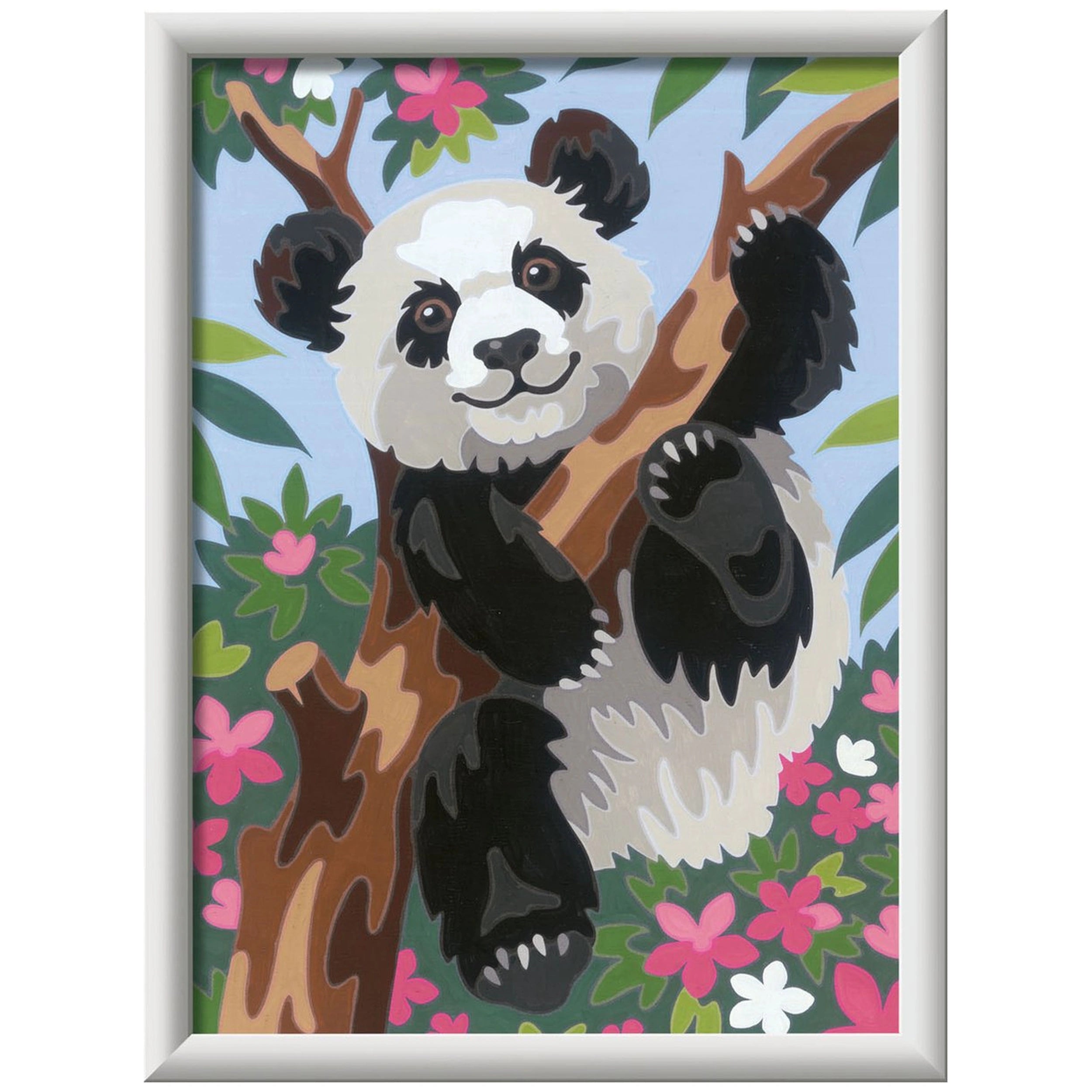 Ravensburger - Creart Panda Juguetón - Pintura por Números - Artes y Manualidades