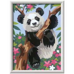 Ravensburger - Creart Panda Juguetón - Pintura por Números - Artes y Manualidades
