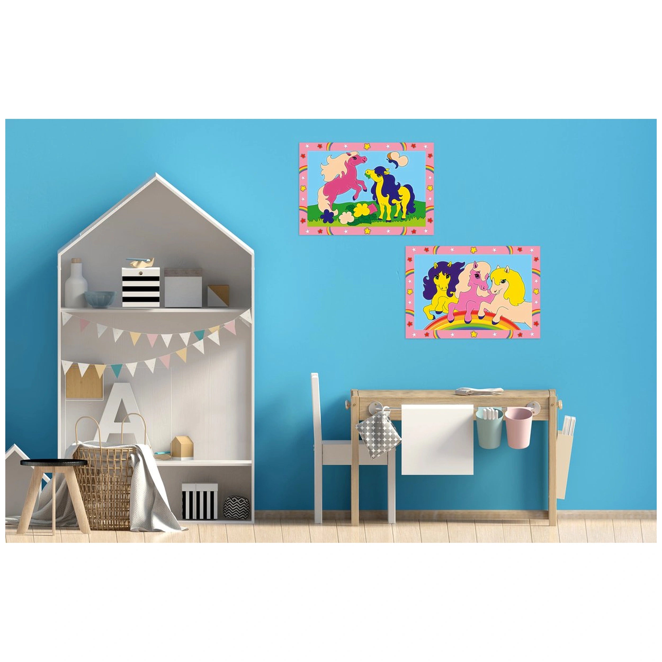 Ravensburger - Creart Prancing Ponies - Painting By Numbers - Arts & Crafts