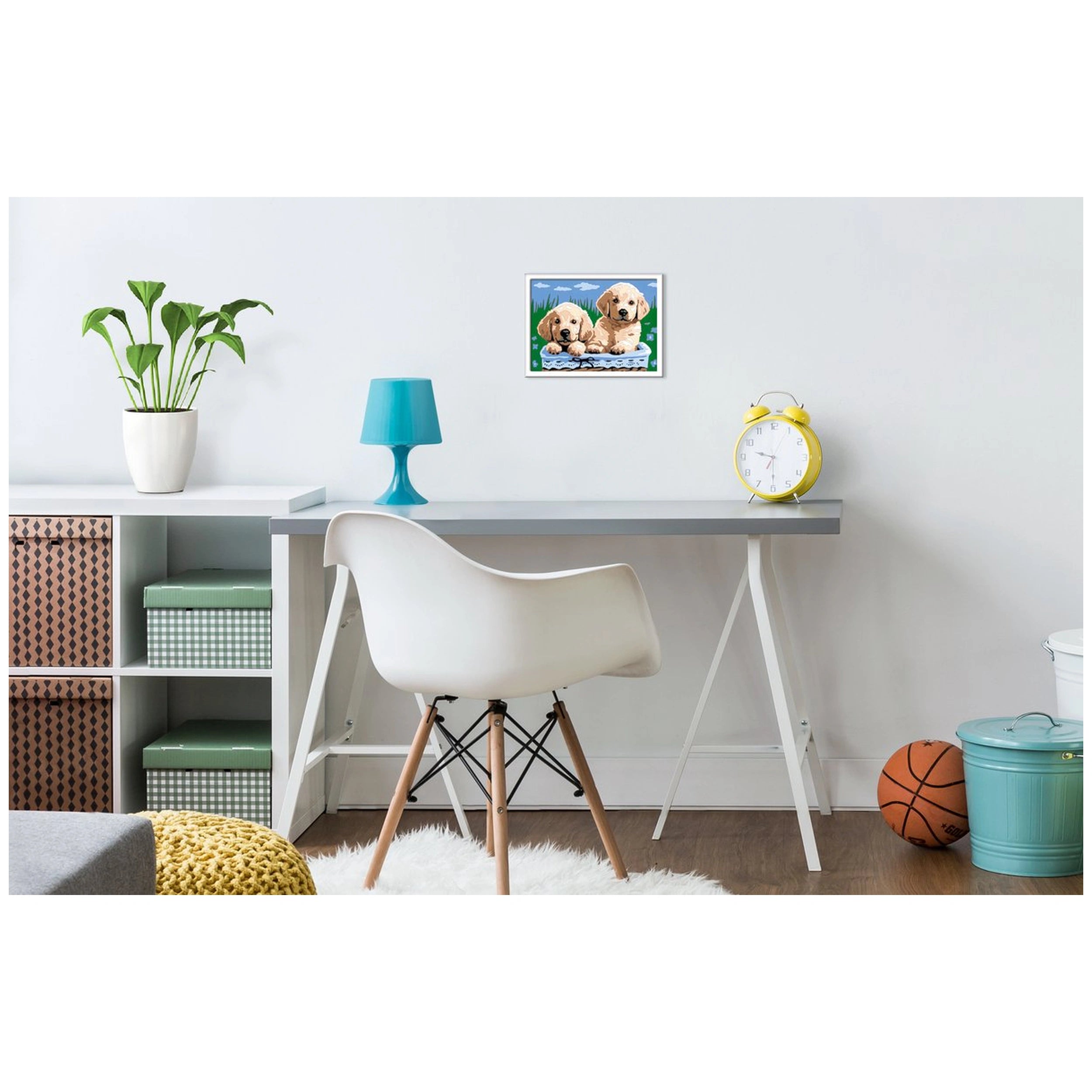 Ravensburger - Creart Gatos y Perros Durmiendo - Pintura por Números - Artes y Manualidades
