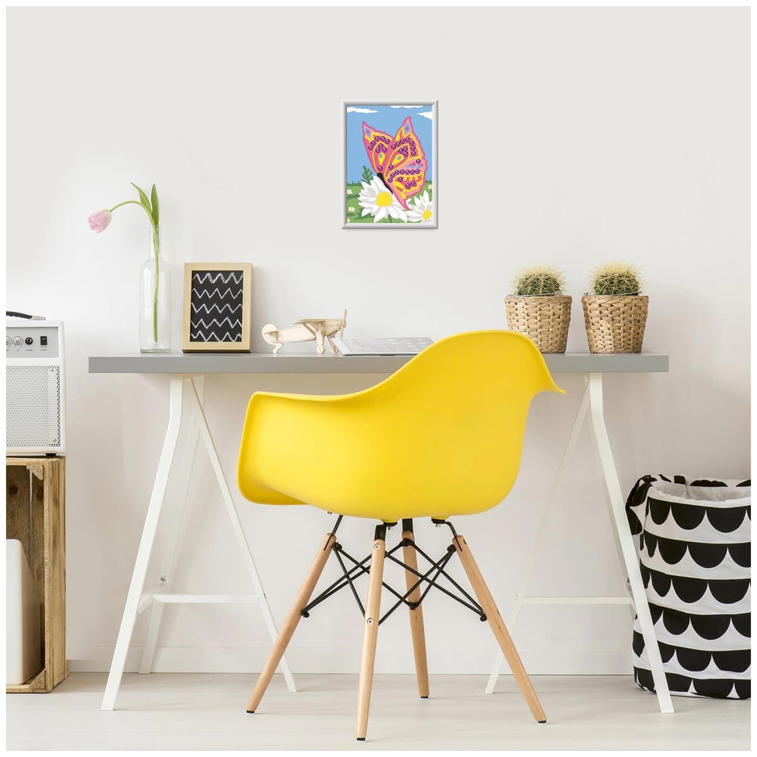 Ravensburger - Creart Mariposas Brillantes - Pintura por Números - Artes y Manualidades