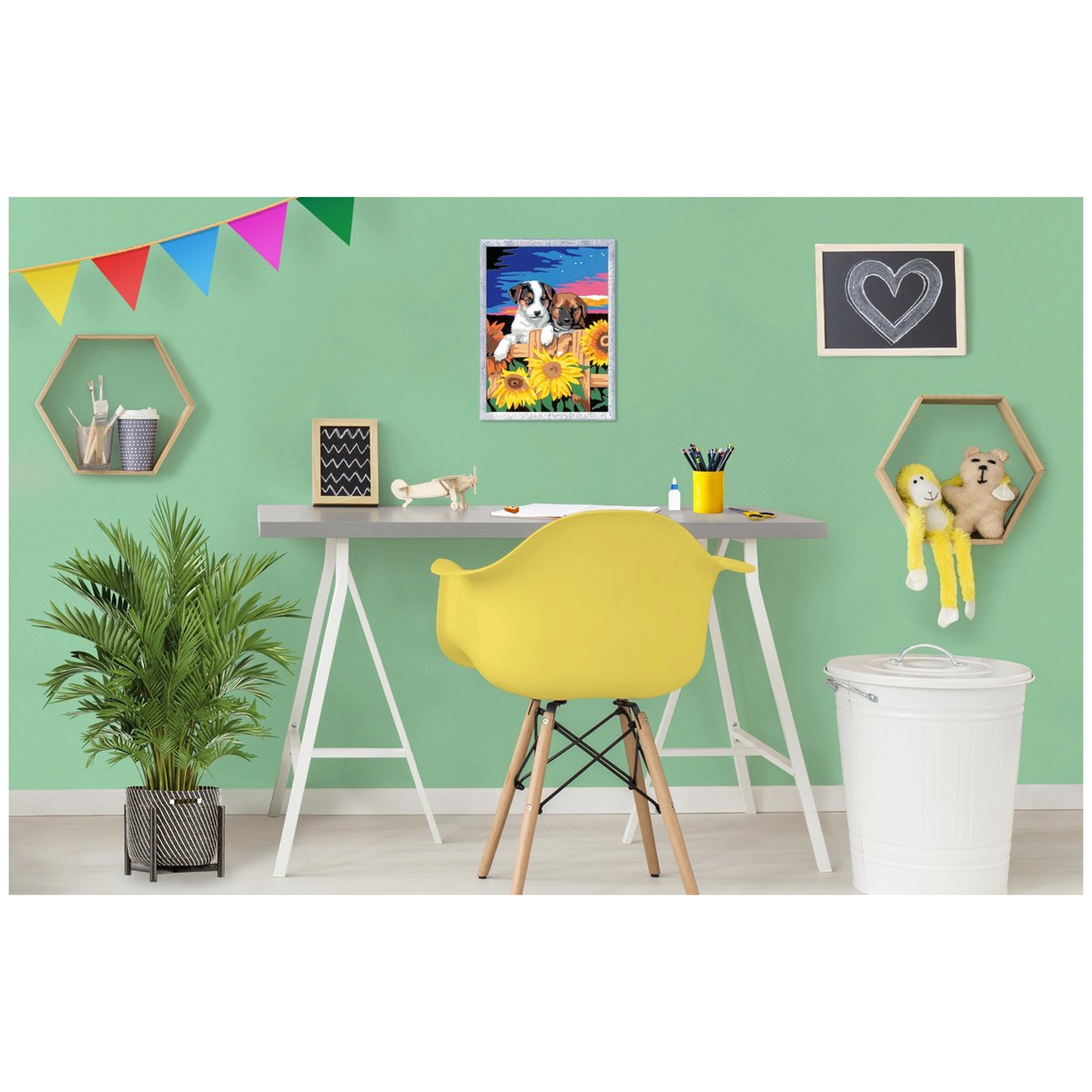 Ravensburger - Creart Sunset Paw-Fection - Painting By Numbers - Arts & Crafts