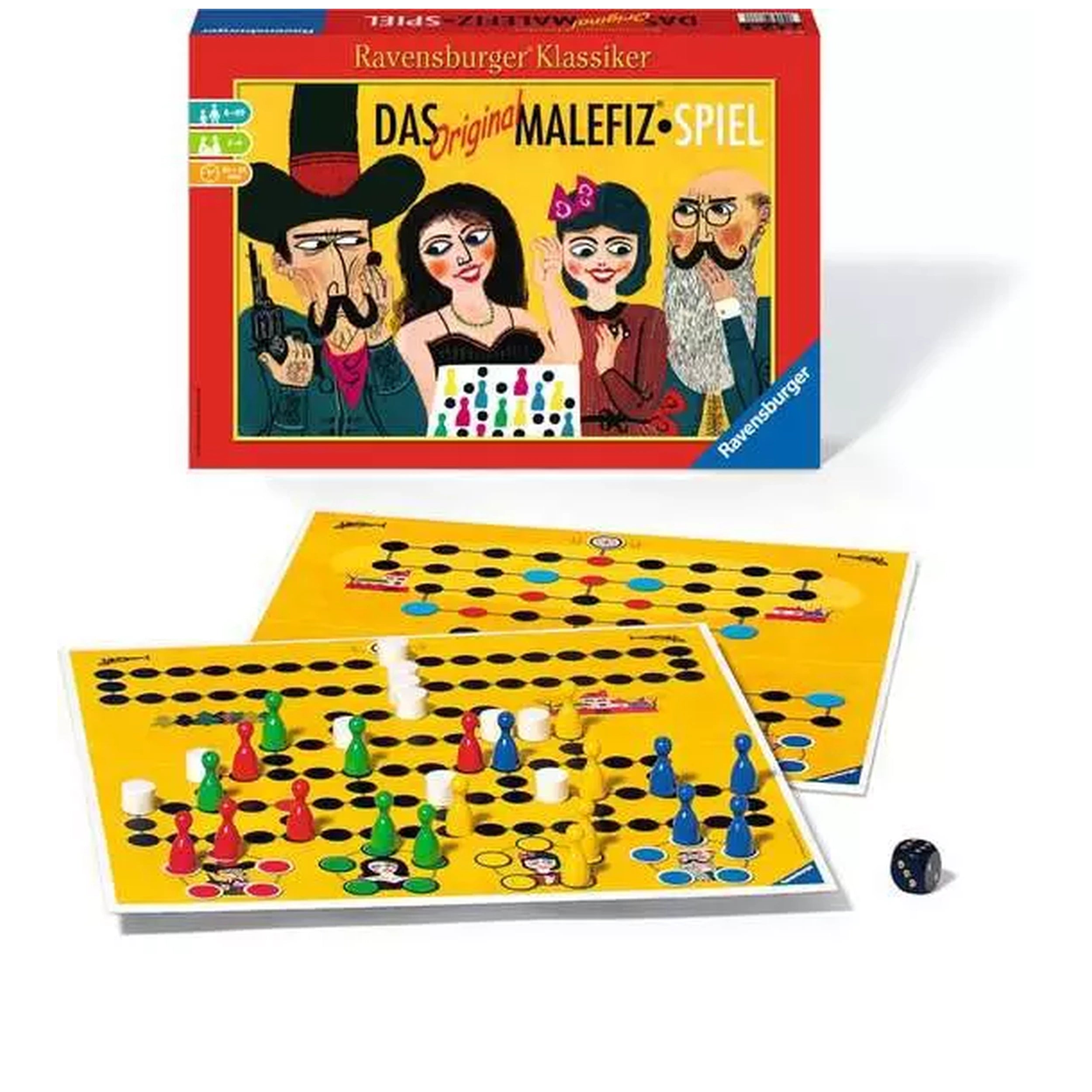Ravensburger - El Juego Original de Malefiz - Juego de Mesa - Edición Alemana