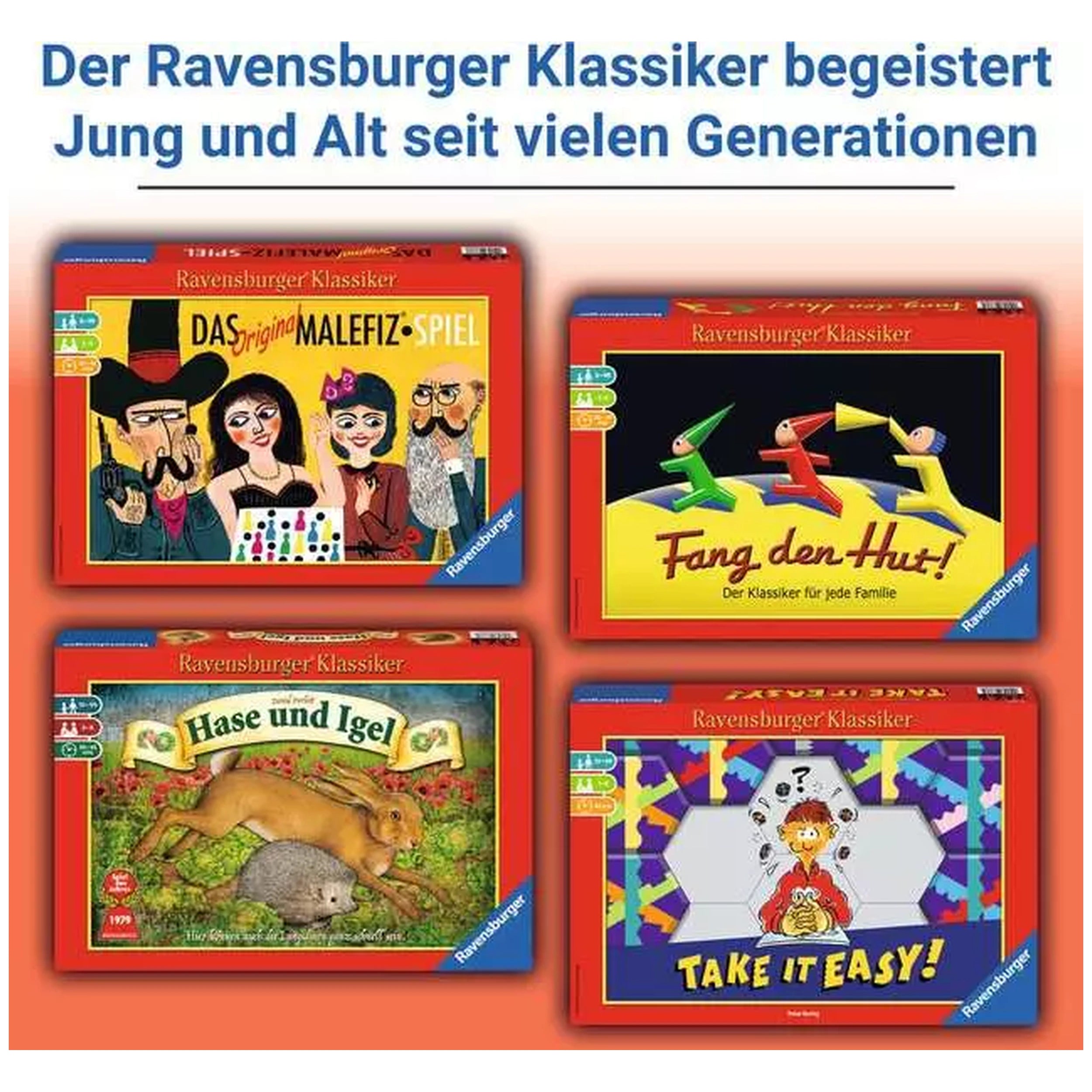 Ravensburger - El Juego Original de Malefiz - Juego de Mesa - Edición Alemana