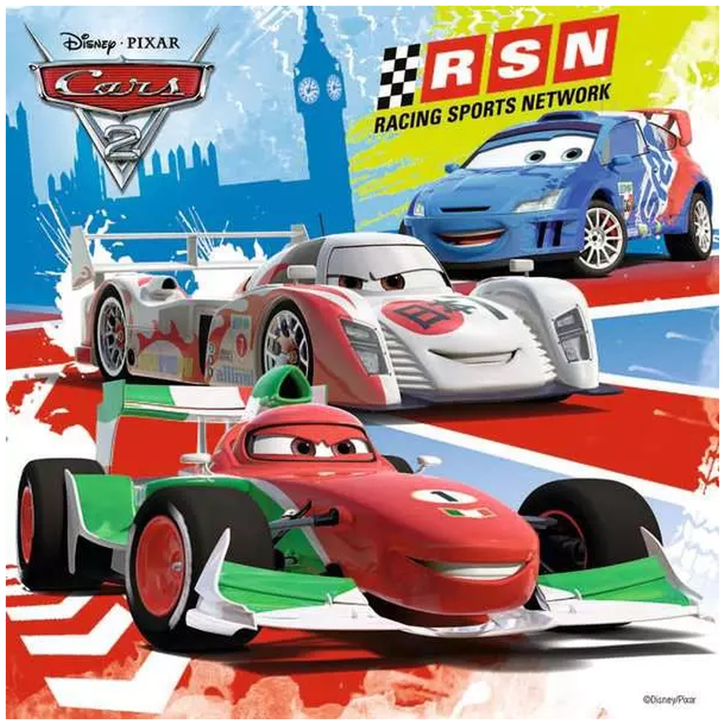 Ravensburger - Disney Cars - Worldwide Racing Fun - 3x49 Pieces - Puzzles
