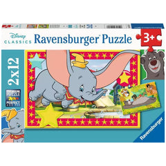 Ravensburger - Disney Clásico - La Aventura Te Llama - 2x12 Piezas - Rompecabezas