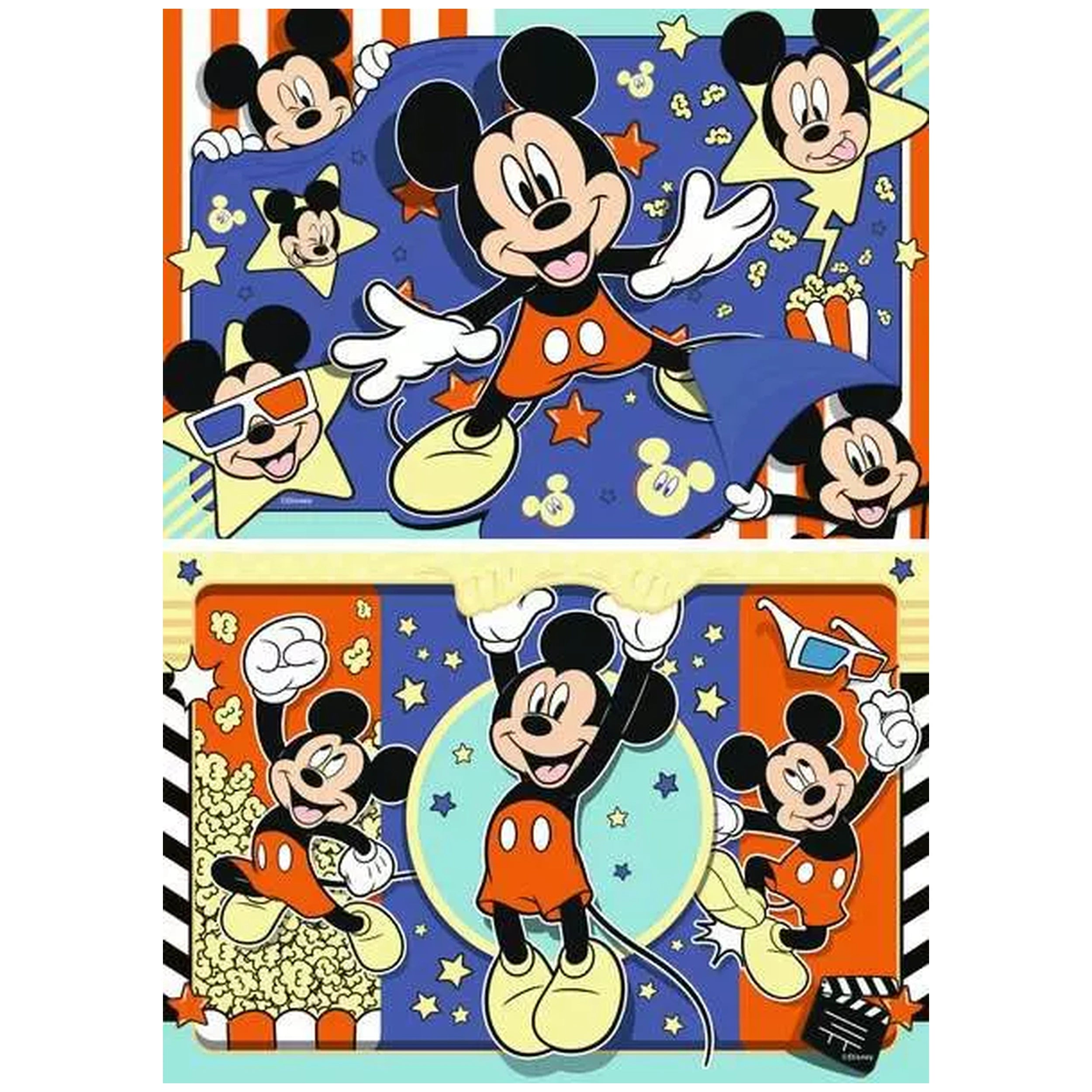 Ravensburger - Disney Mickey Mouse - 2x24 Piezas - Puzzles