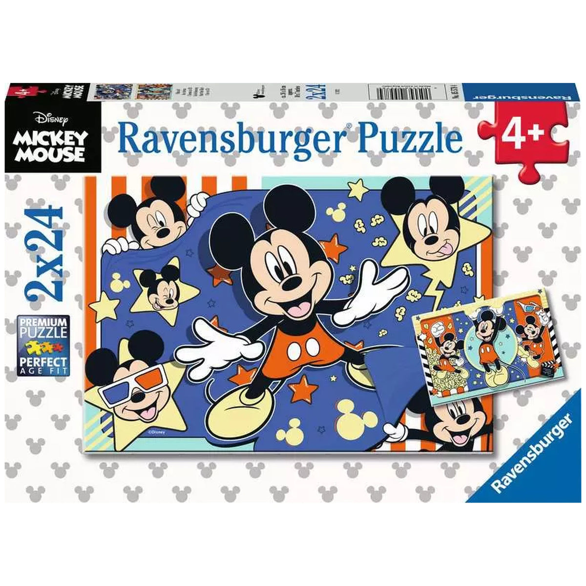 Ravensburger - Disney Mickey Mouse - 2x24 Piezas - Puzzles