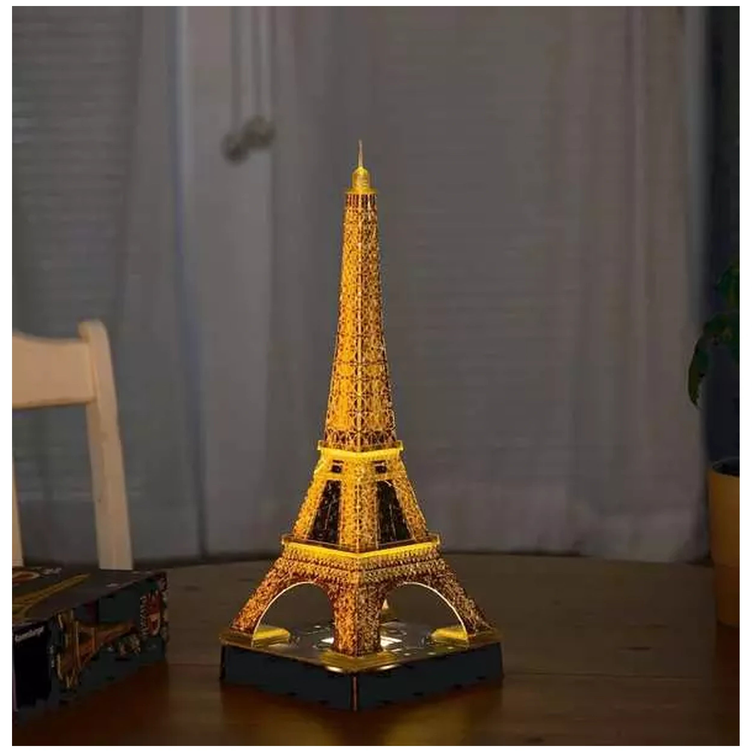 Ravensburger - Eiffel Tower At Night - 216 Pieces - 3D Puzzles