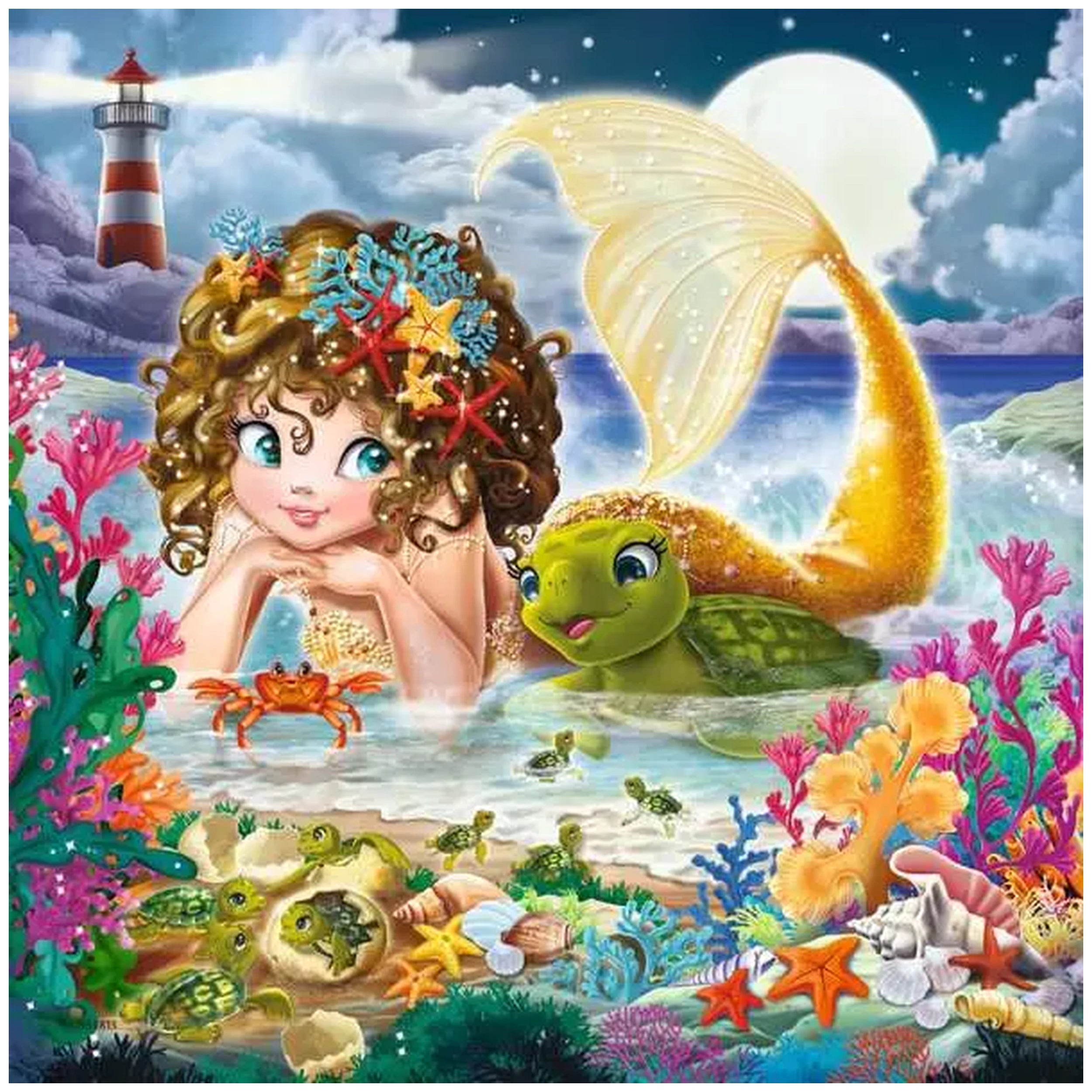Ravensburger - Sirenas Encantadoras - 3x49 Piezas - Rompecabezas
