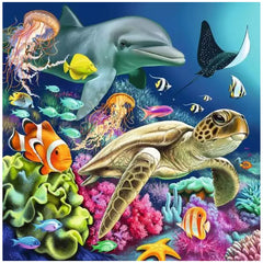 Ravensburger - Mundo Submarino Encantador - 3x49 Piezas - Rompecabezas