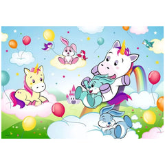 Ravensburger - Unicornio de Cuento de Hadas - 2x24 Piezas - Rompecabezas