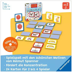 Ravensburger - Primeras Imágenes - Primeras Palabras Memory - Juego de Mesa - Edición Alemana