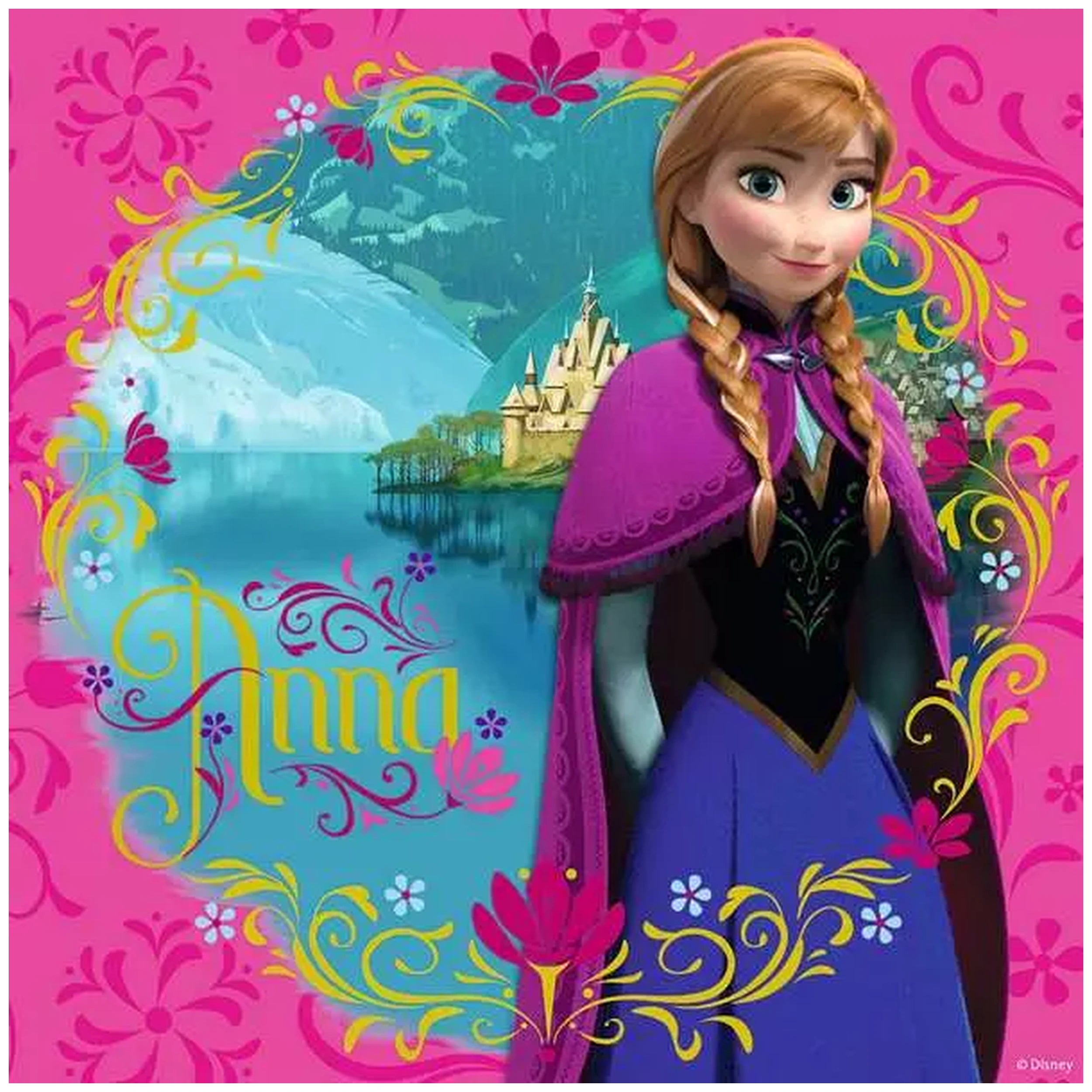 Ravensburger - Frozen - Elsa, Anna y Olaf - 3x49 Piezas - Rompecabezas