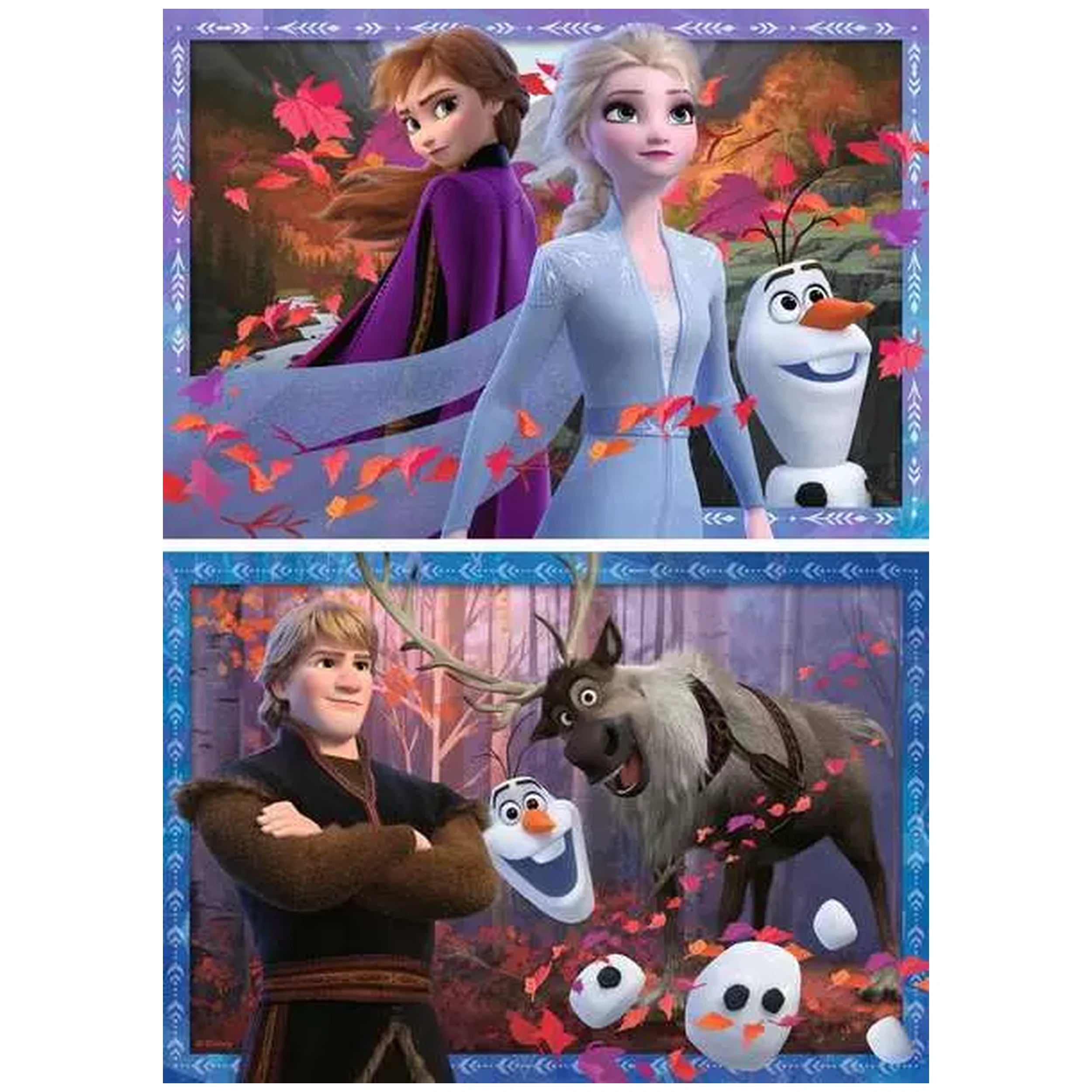 Ravensburger - Frozen - Aventuras Heladas - 2x24 Piezas - Rompecabezas