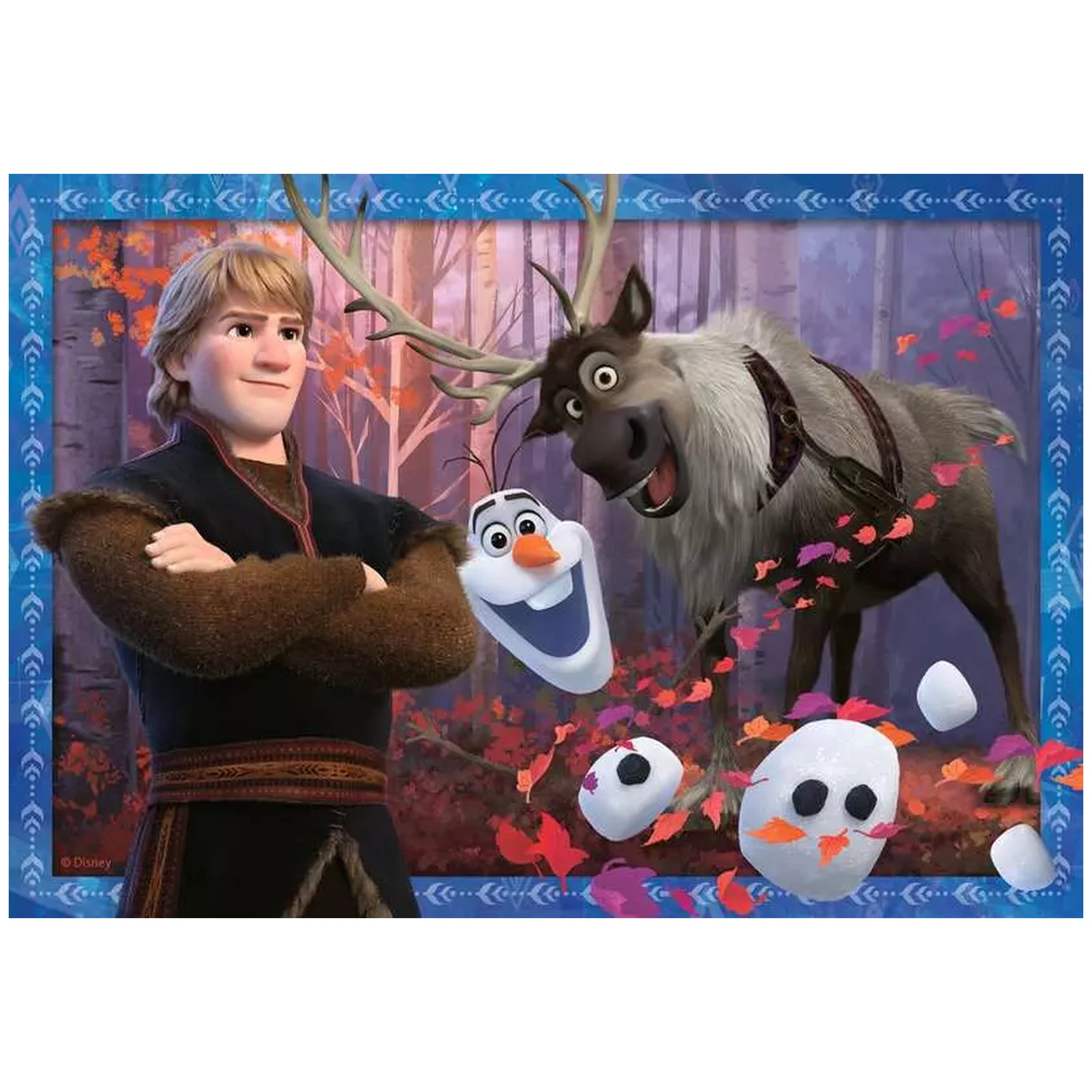 Ravensburger - Frozen - Aventuras Heladas - 2x24 Piezas - Rompecabezas