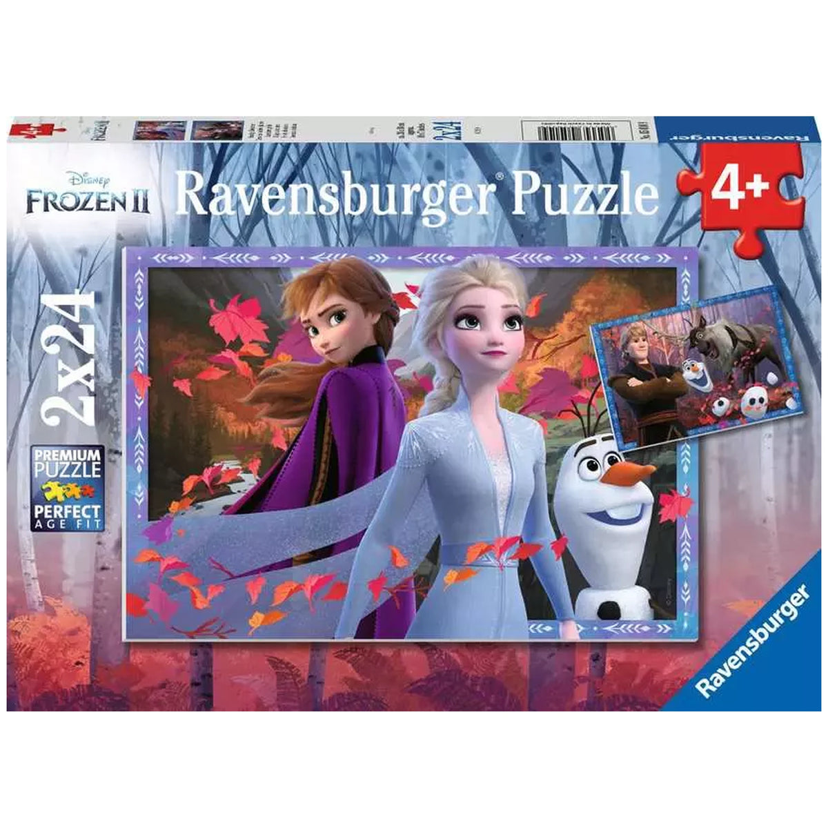 Ravensburger - Frozen - Aventuras Heladas - 2x24 Piezas - Rompecabezas
