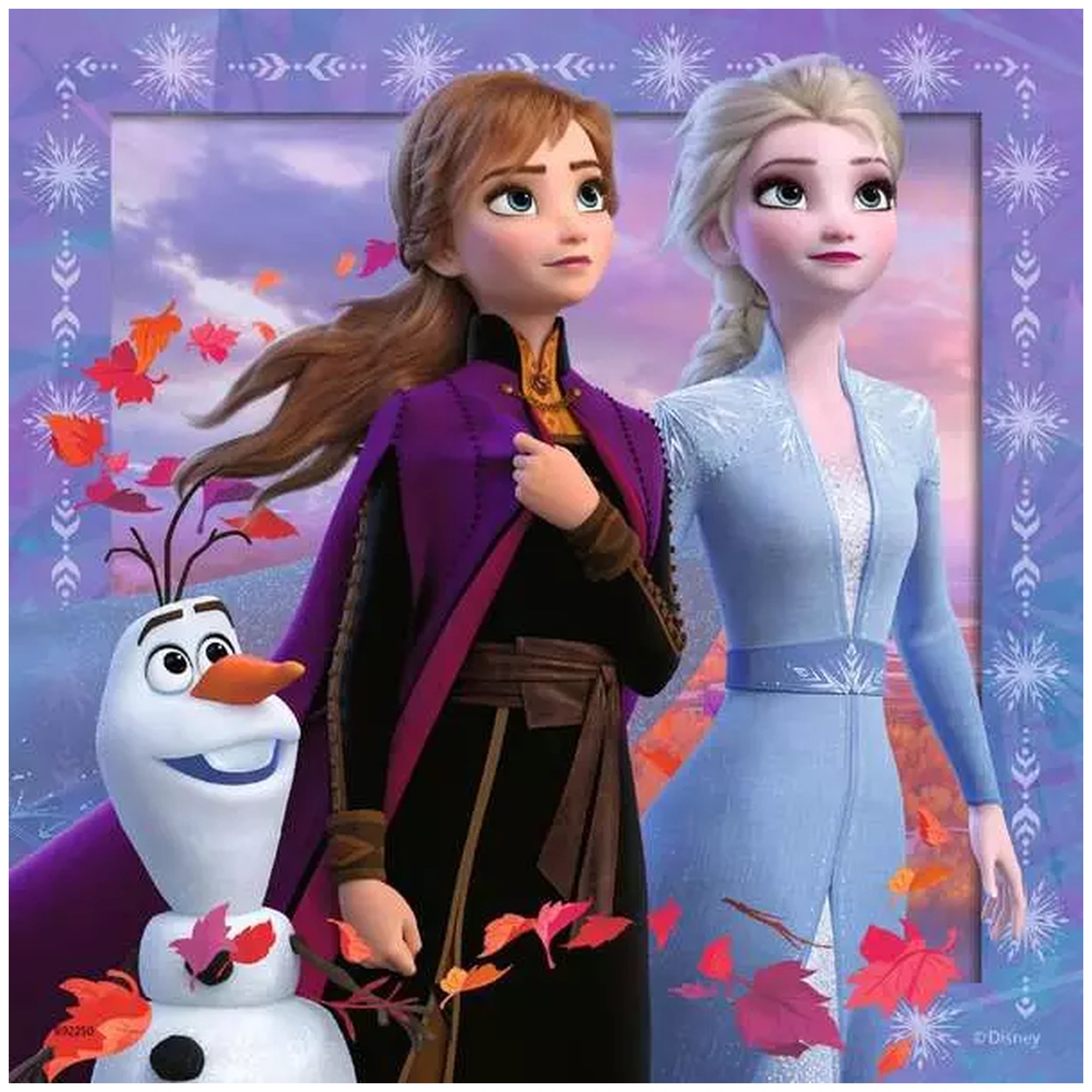 Ravensburger - Frozen - El viaje comienza - 3x49 piezas - Rompecabezas