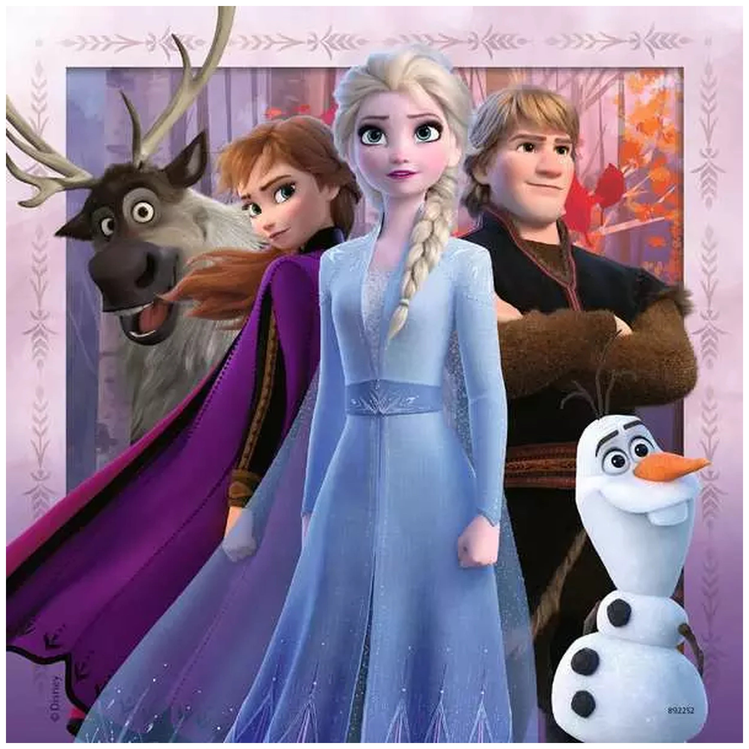 Ravensburger - Frozen - El viaje comienza - 3x49 piezas - Rompecabezas