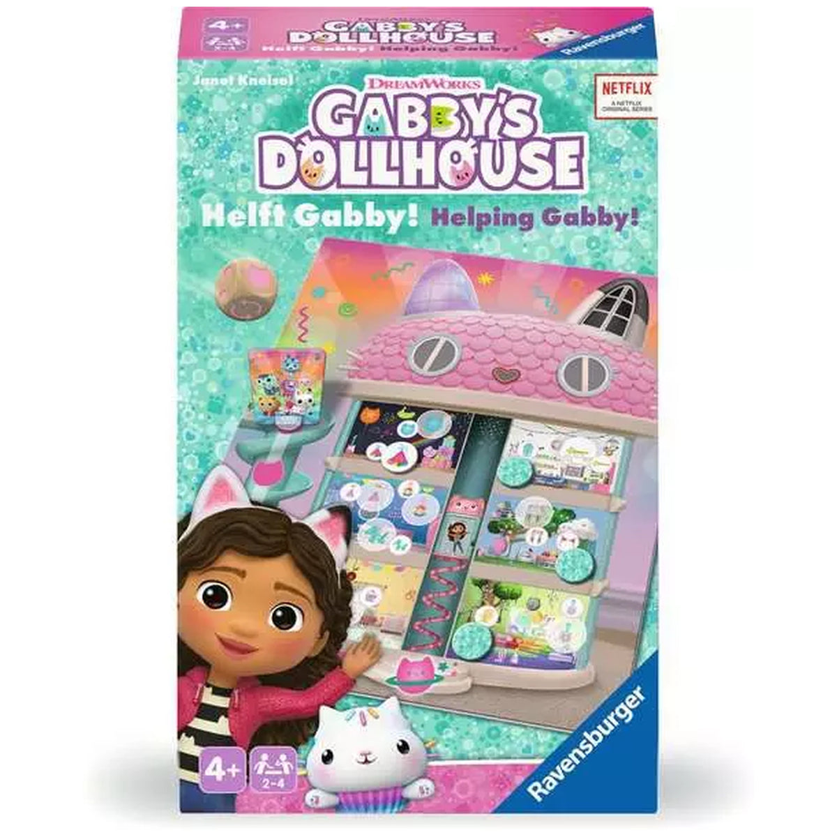 Ravensburger - La casa de muñecas de Gabby Ayuda a Gabby - Juegos de mesa
