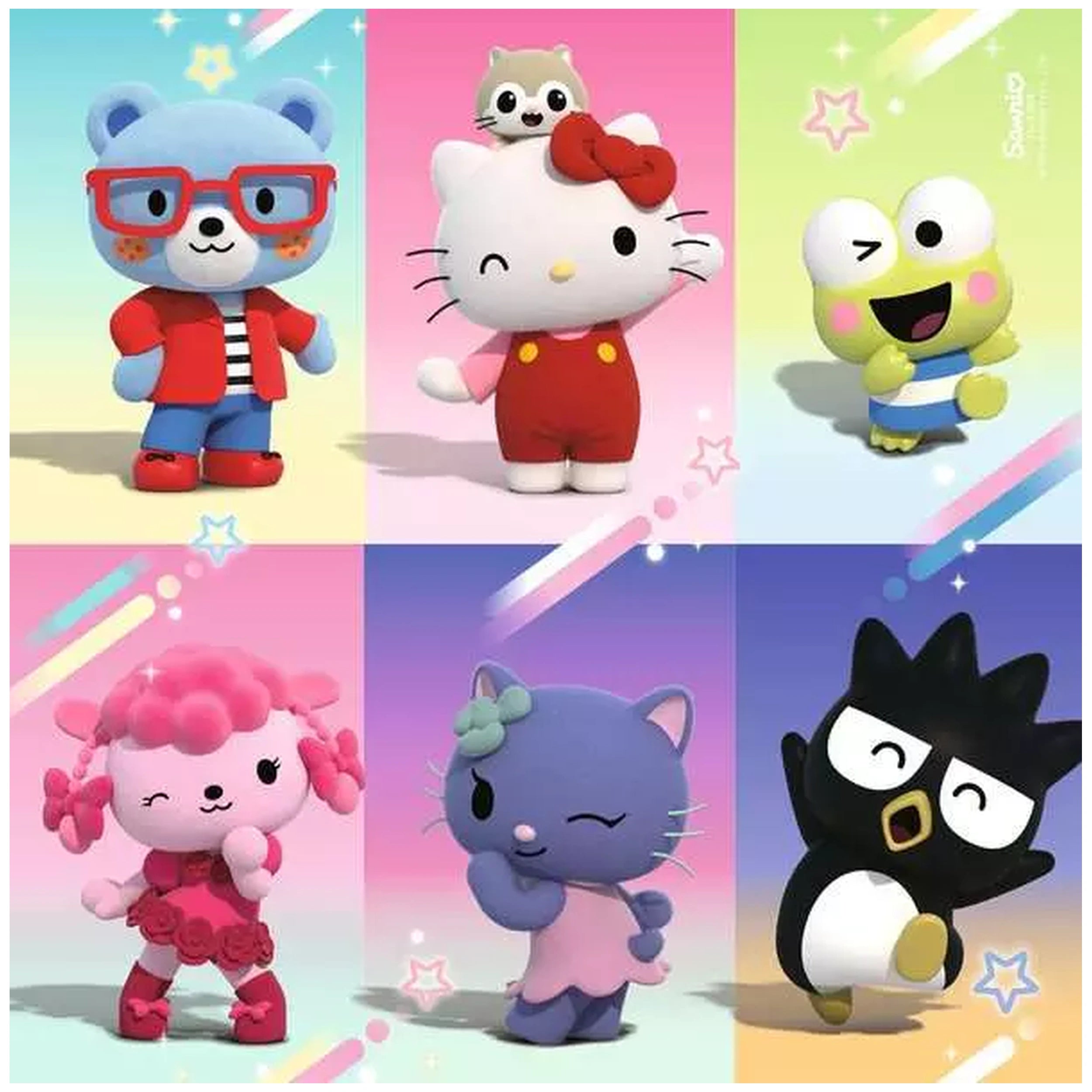 Ravensburger - Hallo Kitty - Aventura en Cherry Town - 3x49 Piezas - Puzzles