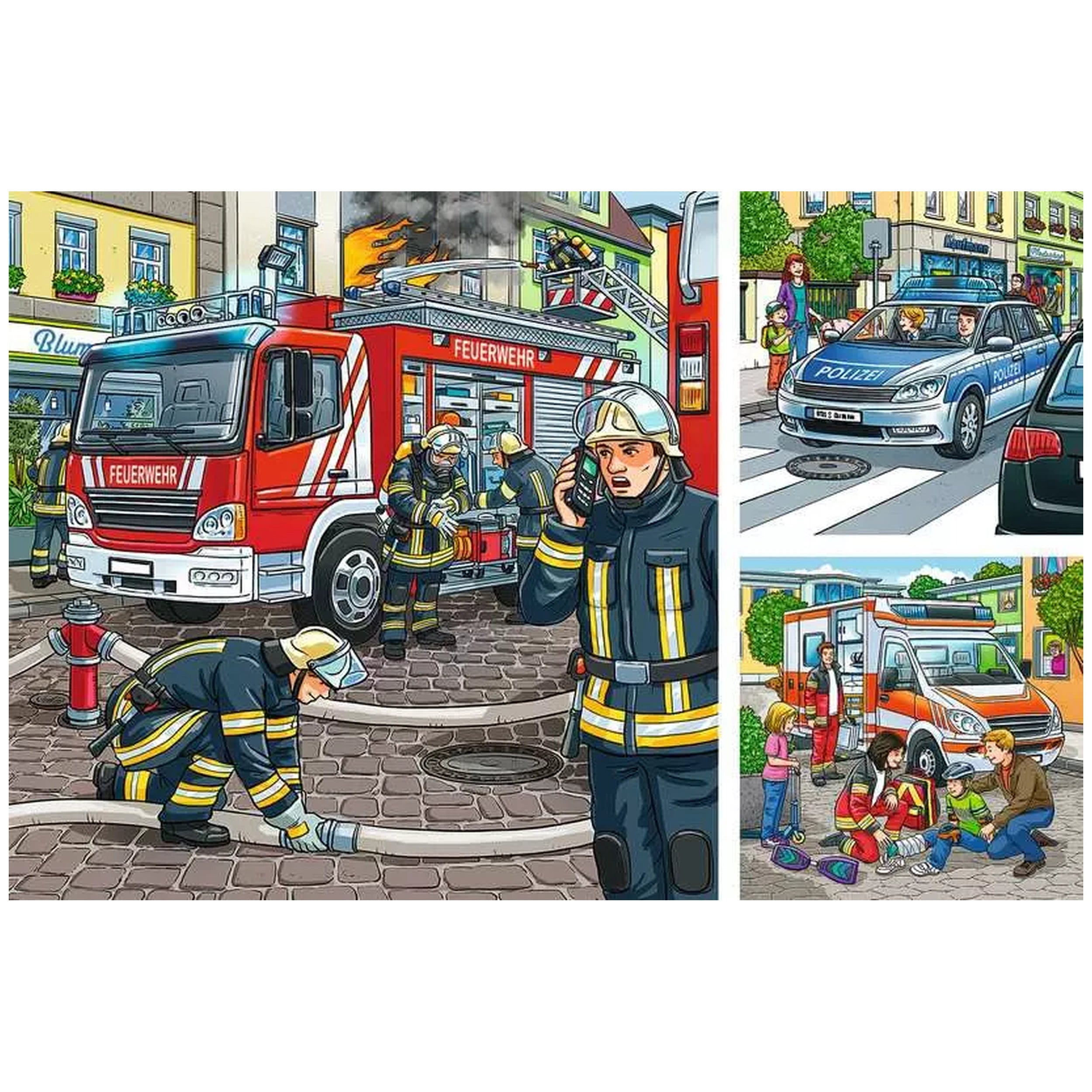 Ravensburger - Ayudante en Necesidad - 3x49 Piezas - Rompecabezas