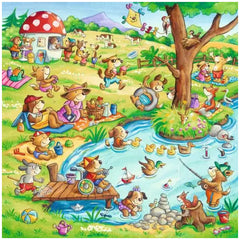 Ravensburger - Vacaciones en el campo - 3x49 piezas - Rompecabezas