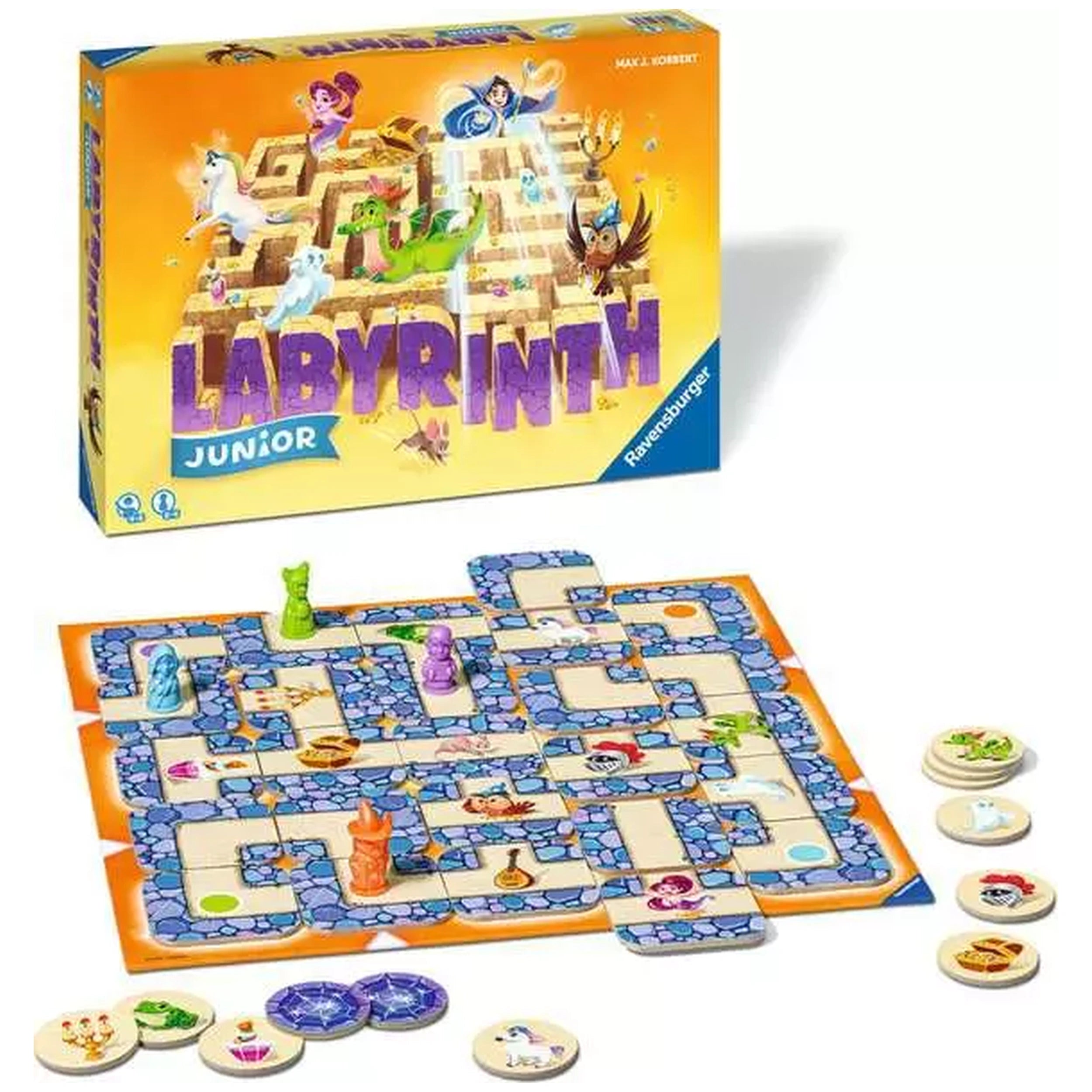 Ravensburger - Laberinto Junior - Juego de Mesa - Instrucciones en Varios Idiomas