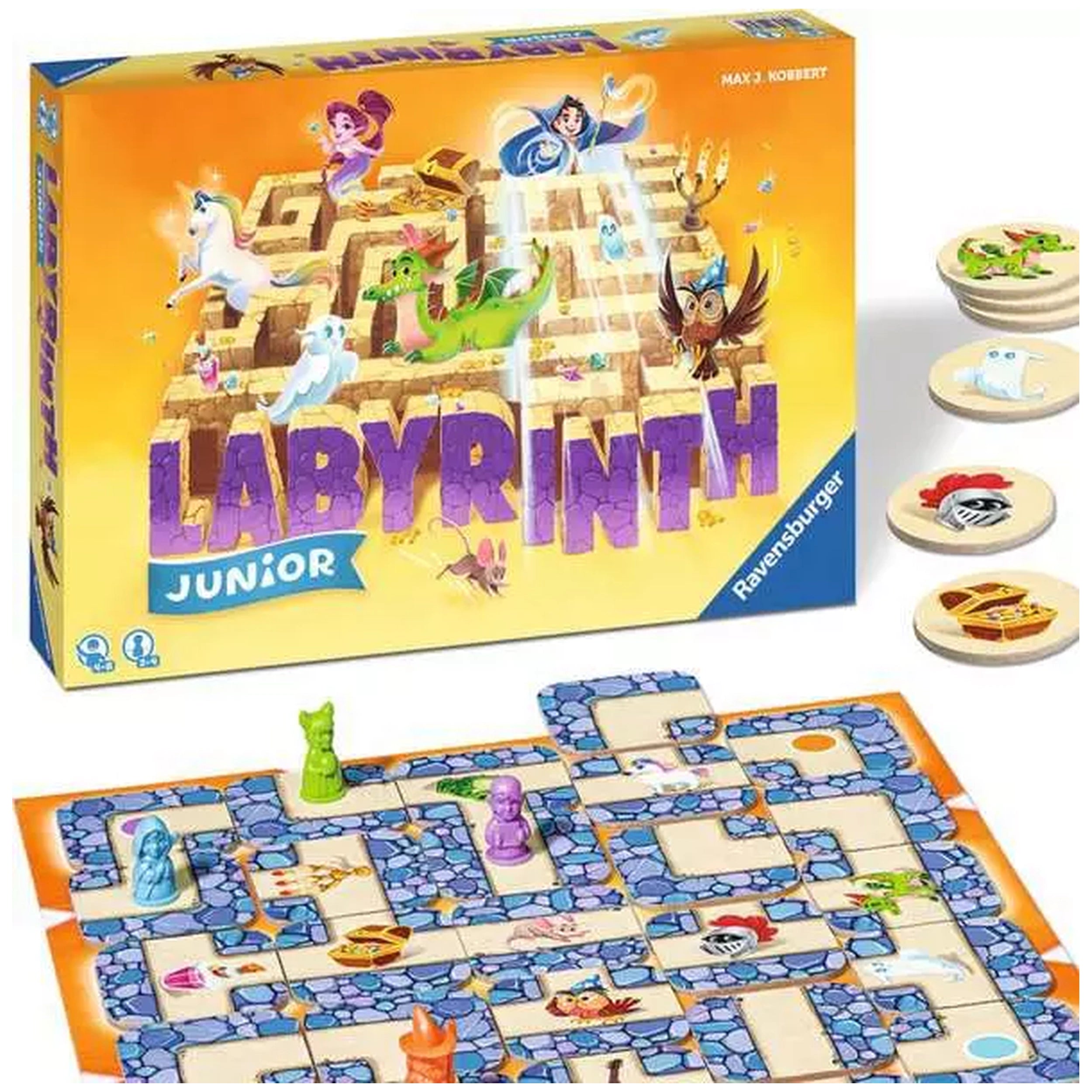 Ravensburger - Laberinto Junior - Juego de Mesa - Instrucciones en Varios Idiomas