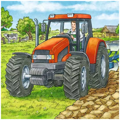 Ravensburger - Maquinaria Agrícola Grande - 3x49 Piezas - Rompecabezas