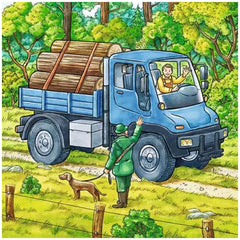 Ravensburger - Maquinaria Agrícola Grande - 3x49 Piezas - Rompecabezas