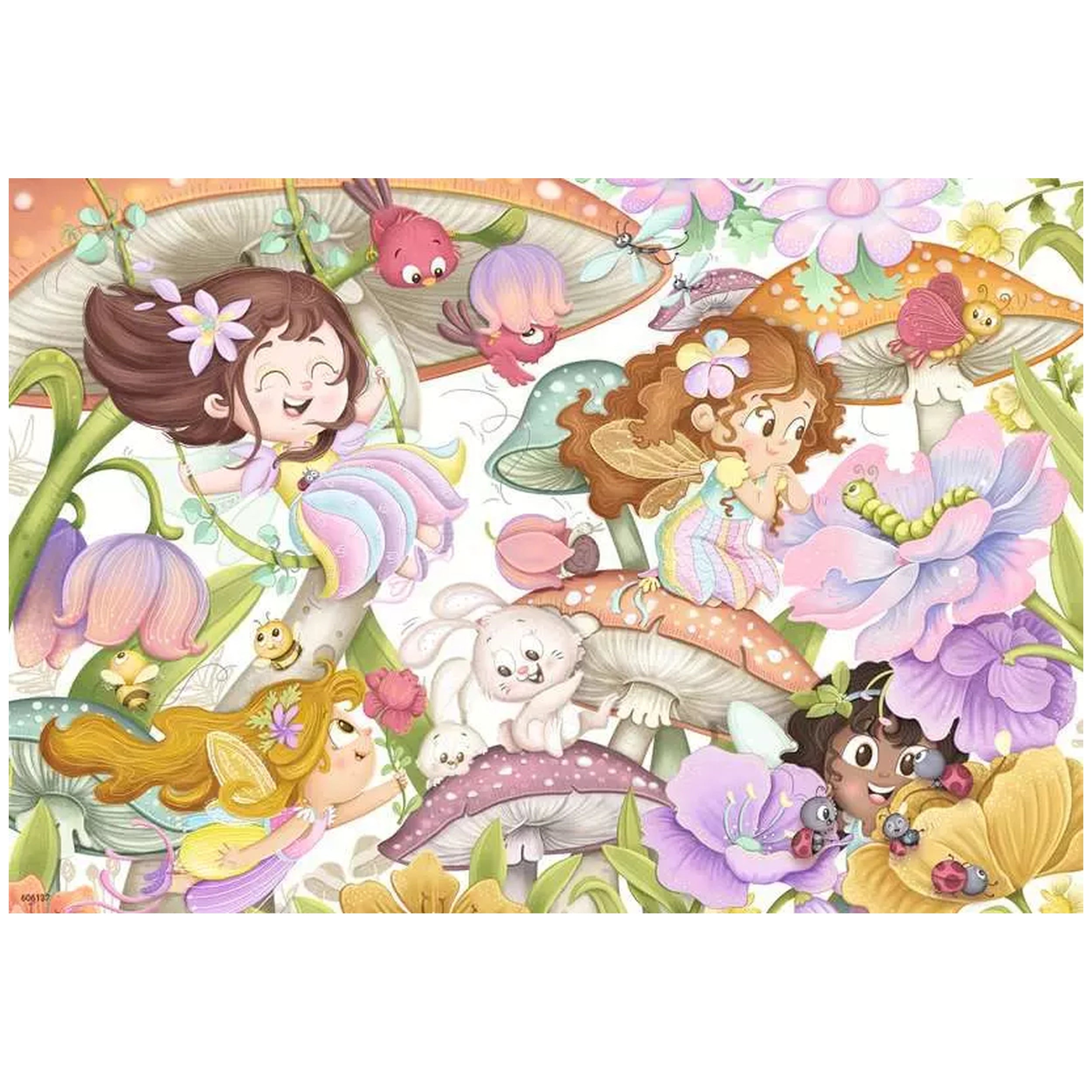 Ravensburger - Pequeñas Hadas y Sirenas - 2x12 Piezas - Rompecabezas