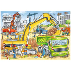 Ravensburger - Mucho que hacer en la obra - 2x24 piezas - Puzzles