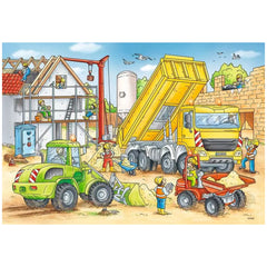 Ravensburger - Mucho que hacer en la obra - 2x24 piezas - Puzzles