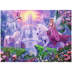Ravensburger - Noche mágica de unicornios - 200 piezas - Rompecabezas