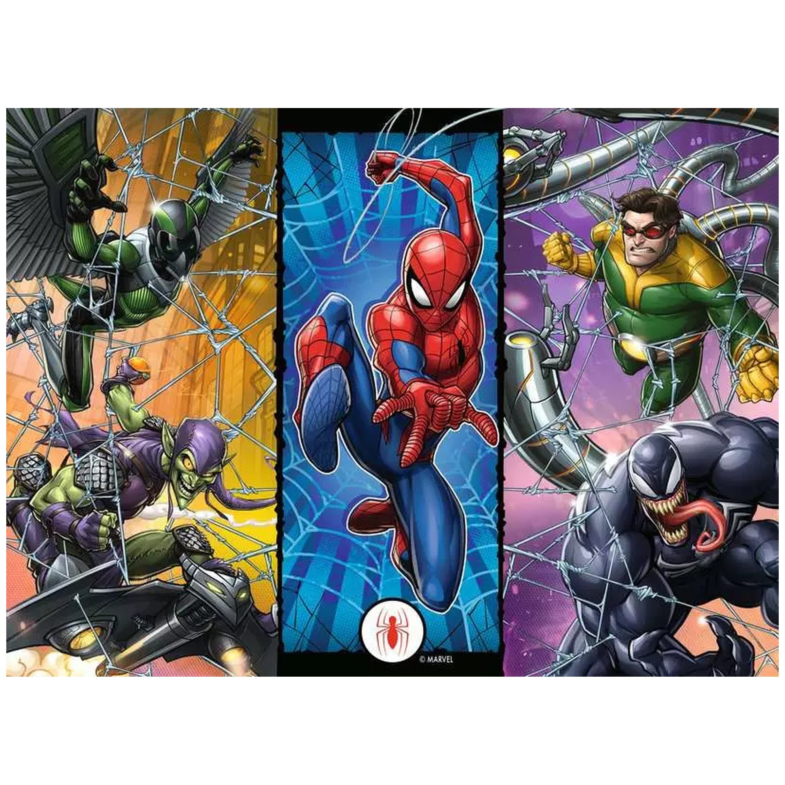 Ravensburger - Marvel - El Mundo de Spider-Man - 300 Piezas - Rompecabezas